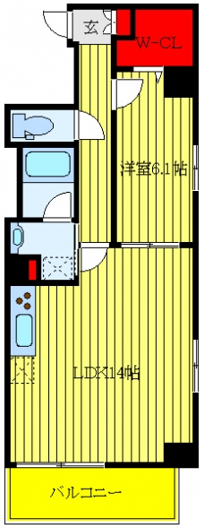 アンファンテーヌの間取り図