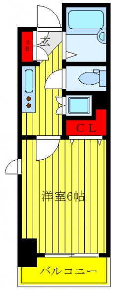 パークウェル千駄木駅前の間取り図