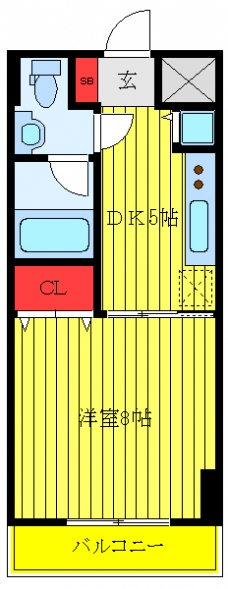 セレブ新板橋の間取り図