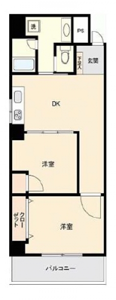 ウェルシャン第二池袋の間取り図