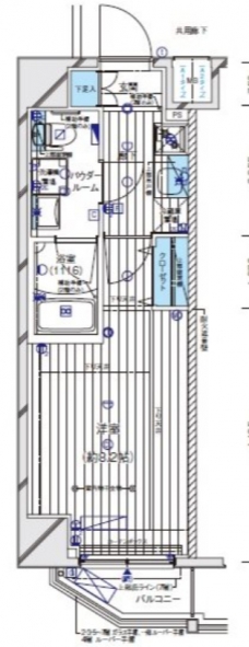 メインステージ板橋EASTの間取り図