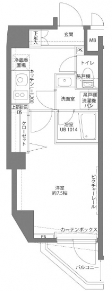 パティーナ新大塚の間取り図