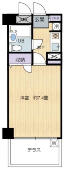 エンゼルハイム川口第６の間取り図