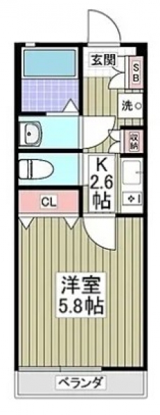 アーバングレース参番館の間取り図