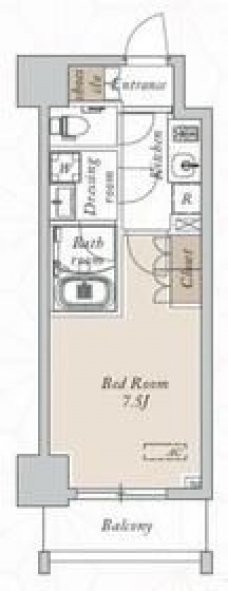 オープンブルーム川口の間取り図