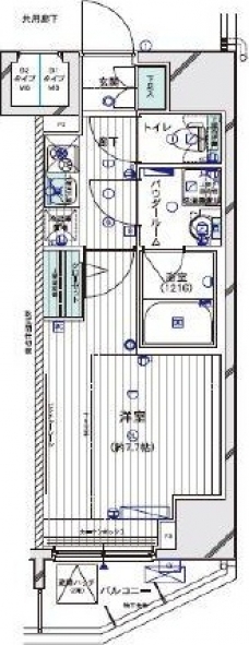 メインステージ大山Ⅱの間取り図