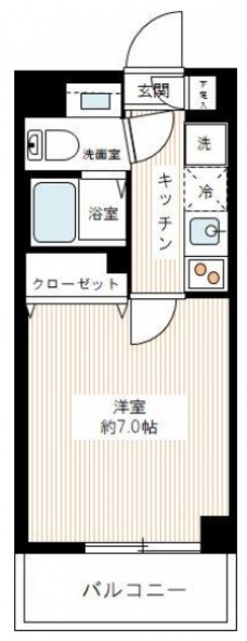 MAXIV西川口AZの間取り図
