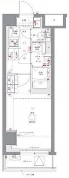 AZEST浮間舟渡Ⅱの間取り図