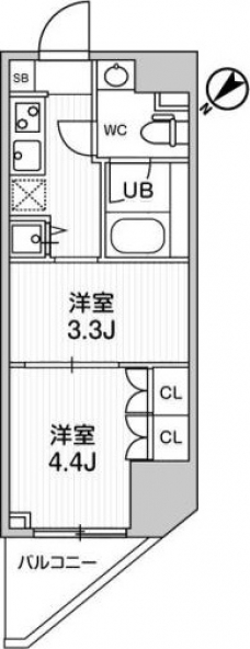 ･ARKMARK巣鴨sta.の間取り図