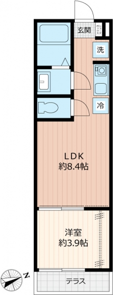 Ｅｒｆｏｌｇ鳩ケ谷の間取り図
