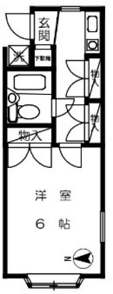 ヒルズ戸田の間取り図