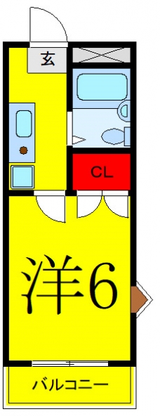 コスモ天洋の間取り図