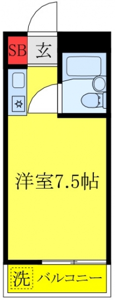 駒込Ｋ＆Ｍビルの間取り図