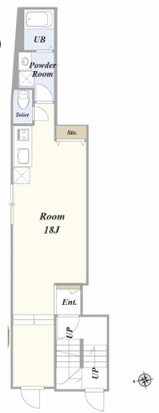 エポックヴィクトワール田端の間取り図