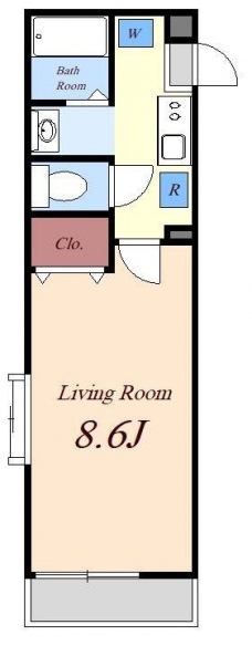 プランドールNASUの間取り図
