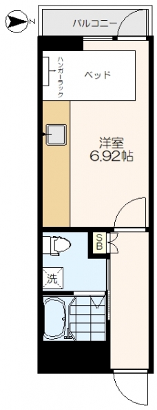 ウィンコーポ池袋の間取り図