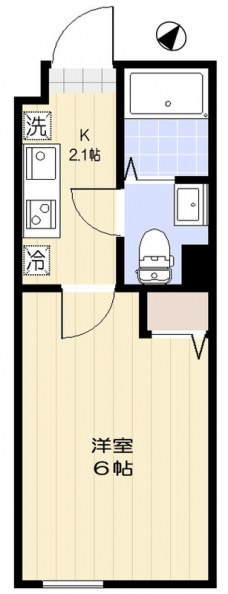 エクセラン南浦和の間取り図
