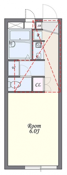 ヴィラ三橋の間取り図