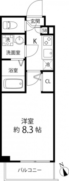 プレール・ドゥーク成増の間取り図