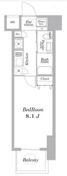ライトハウス大塚の間取り図