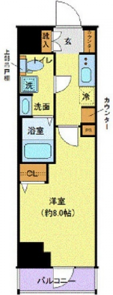 LEXE入谷の間取り図