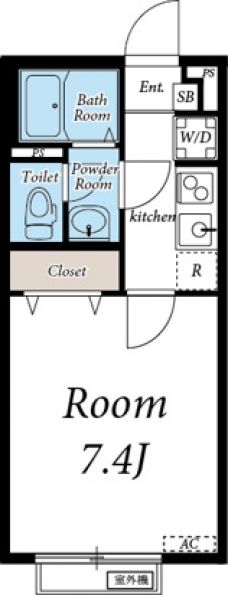 リブリ・モンターニュ千早の間取り図