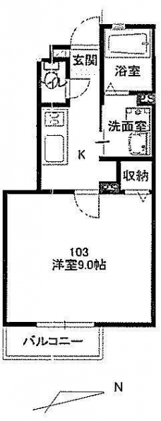 メゾン アイの間取り図