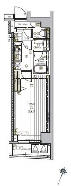 リライア十条の間取り図