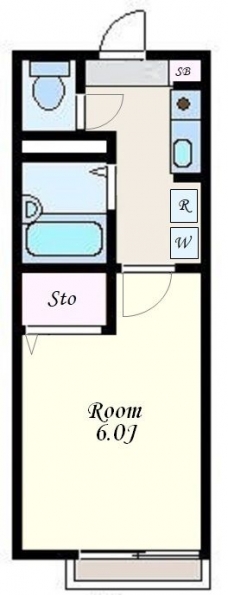 セフィラHighFieldＢの間取り図