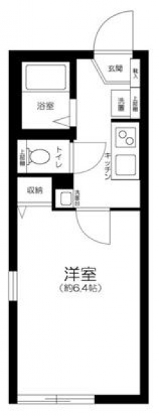グランクオール千住東の間取り図