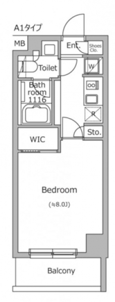 ドゥーエ南千住の間取り図