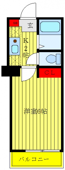 Ｇｌａｎｚ赤羽ＷＥＳＴの間取り図