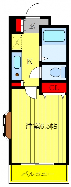 グリーンヒルハイツ７の間取り図