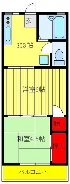 メゾン菊和の間取り図