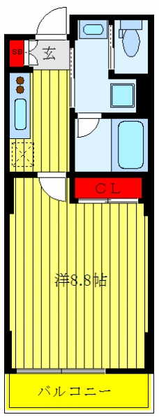 ミュージション西台の間取り図