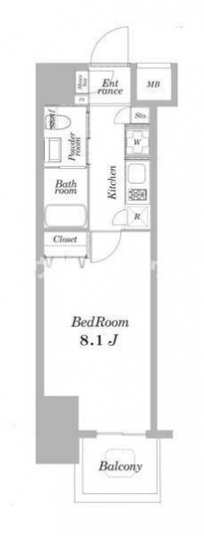 ライトハウス大塚の間取り図