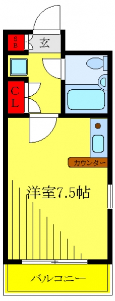 エマーユ蒼龍戸田公園の間取り図