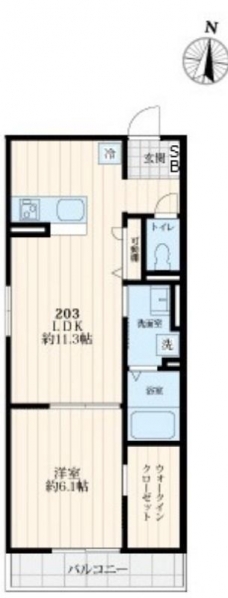 Fontaineの間取り図