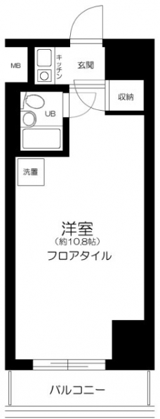 ウィン池袋の間取り図