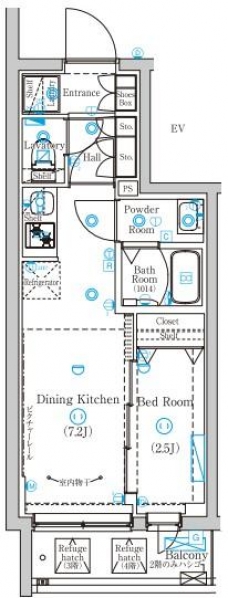 Mind Higashijujoの間取り図