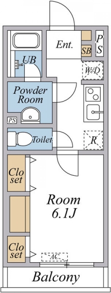 ウインドヒル川口の間取り図