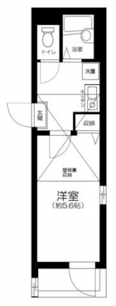 レジデンス江北の間取り図