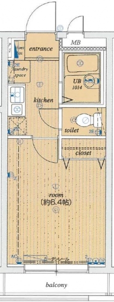 ヴェルステージ上板橋の間取り図