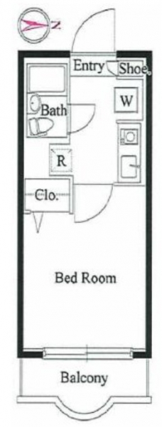 ジョイフル千早の間取り図