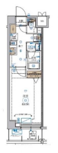 ガリシア板橋の間取り図
