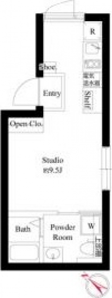 CASA PIAZZA 三ノ輪の間取り図