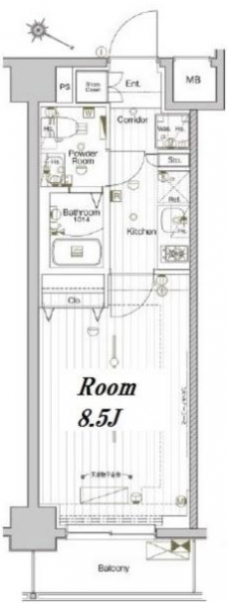 メイクスデザイン池袋ＥＡＳＴの間取り図