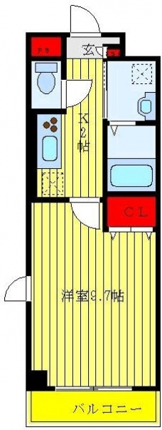 プリムベール北赤羽の間取り図