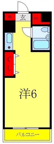 エルウイング板橋本町の間取り図