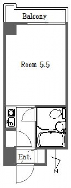日神パレス西台第２の間取り図